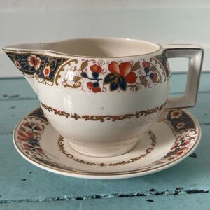 Johnson Bros Pareek Matlock Creamer, Saucer